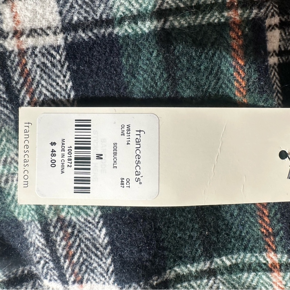 Francesca’s collection plaid skirt size medium - Picture 2 of 4